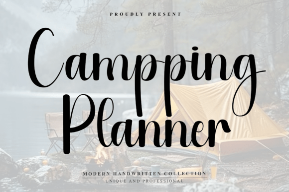 Campping Planner Font - Featured Image