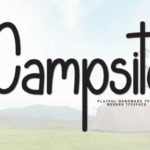 Campsite Font - Featured Image