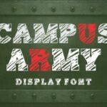 Campus Army Font - Featured Image
