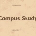 Campus Study Font - Featured Image