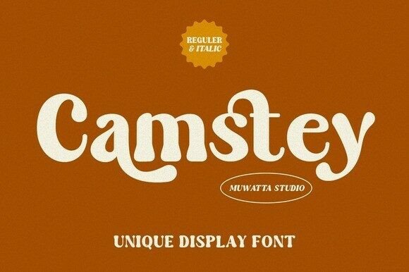 Camstey Font - Featured Image