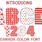 Canada Flag Font - Featured Image