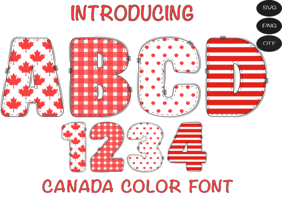 Canada Flag Font - Featured Image