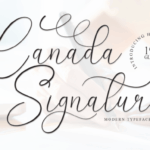 Canada Signature Font - Featured Image
