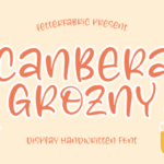 Canbera Grozny Font - Featured Image