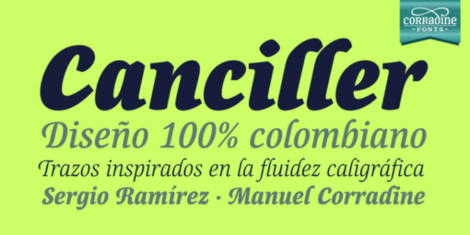 Canciller Family Font - Featured Image