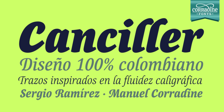 Canciller Family Font - Featured Image