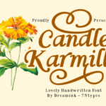Candle Karmilla Font - Featured Image