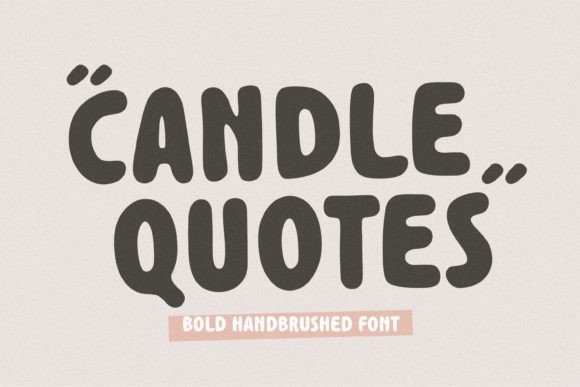 Candle Quotes Font - Featured Image