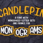 Candlepin Monogram Font - Featured Image