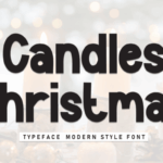 Candles Christmas Font - Featured Image