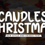 Candles Christmas Font - Featured Image