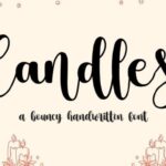 Candles Font - Featured Image