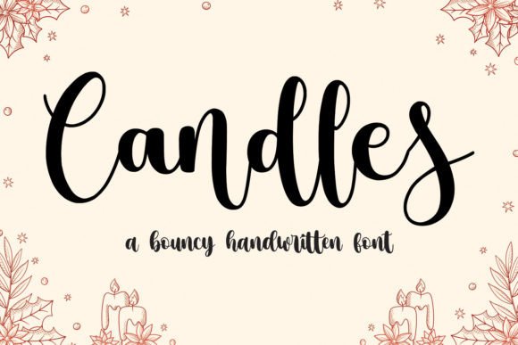 Candles Font - Featured Image