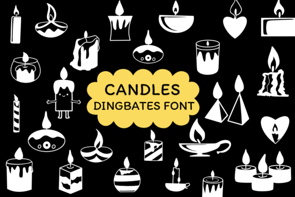 Candles Font - Featured Image