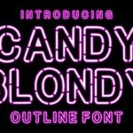 Candy Blondy Font - Featured Image