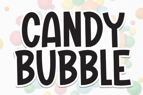 Candy Bubble Font - Featured Image