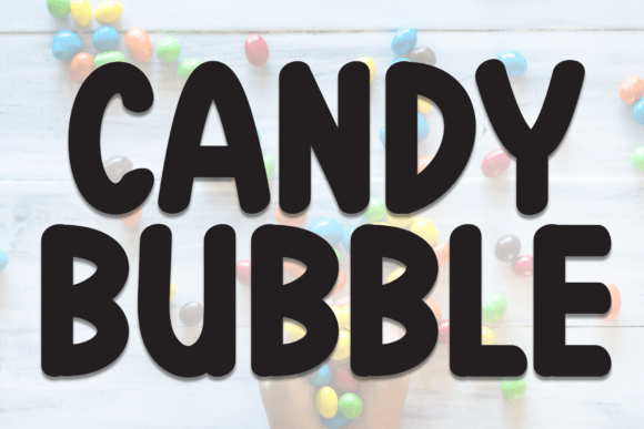 Candy Bubble Font - Featured Image