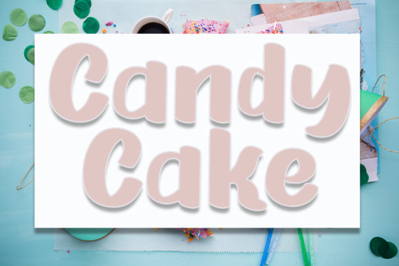 Candy Cake Font - Featured Image