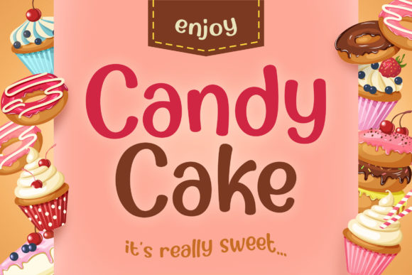 Candy Cake Font - Featured Image