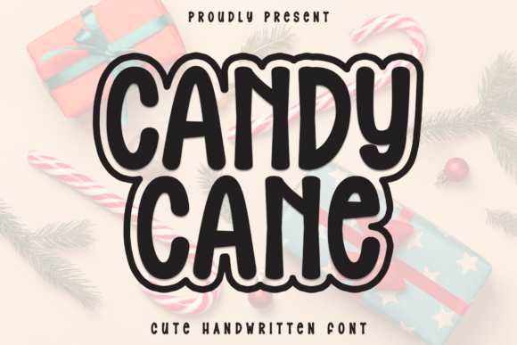 Candy Cane Font - Featured Image