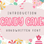 Candy Cane Font - Featured Image