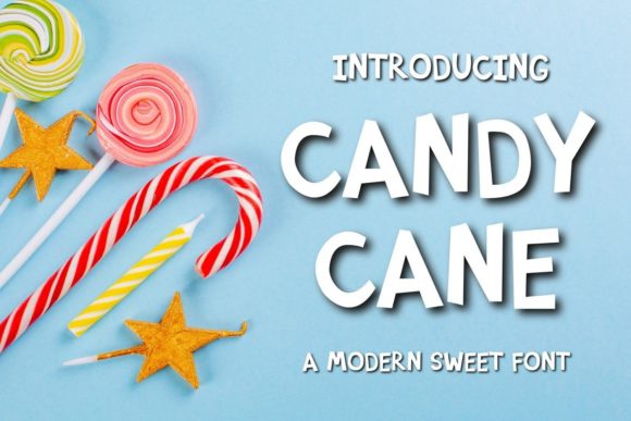 Candy Cane Font - Featured Image