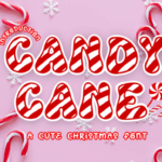 Candy Cane Font - Featured Image