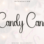 Candy Cane Font - Featured Image