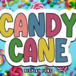 Candy Cane Font - Featured Image