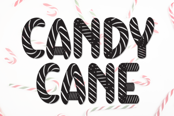 Candy Cane Font - Featured Image
