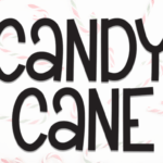 Candy Cane Font - Featured Image