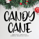 Candy Cane Font - Featured Image