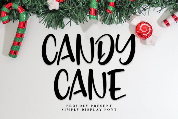 Candy Cane Font - Featured Image