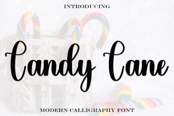 Candy Cane Font - Featured Image