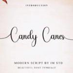 Candy Canes Font - Featured Image