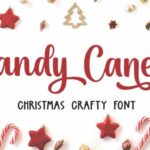 Candy Canes Font - Featured Image