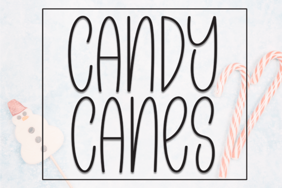 Candy Canes Font - Featured Image