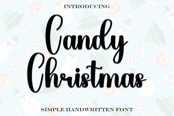 Candy Christmas Font - Featured Image