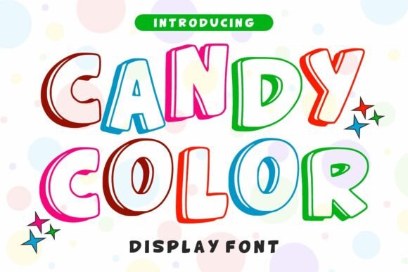 Candy Color Font - Featured Image