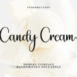 Candy Cream Font - Featured Image