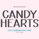 Candy Hearts Font - Featured Image