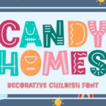 Candy Homes Font - Featured Image