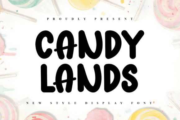 Candy Lands Font - Featured Image