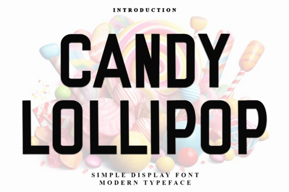 Candy Lollipop Font - Featured Image