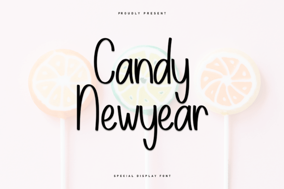Candy Newyear Font - Featured Image