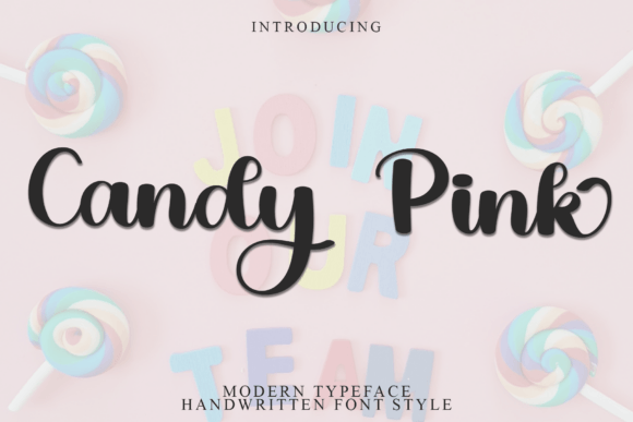 Candy Pink Font - Featured Image