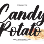 Candy Potato Font - Featured Image