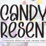 Candy Present Font - Featured Image