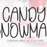 Candy Snowman Font - Featured Image